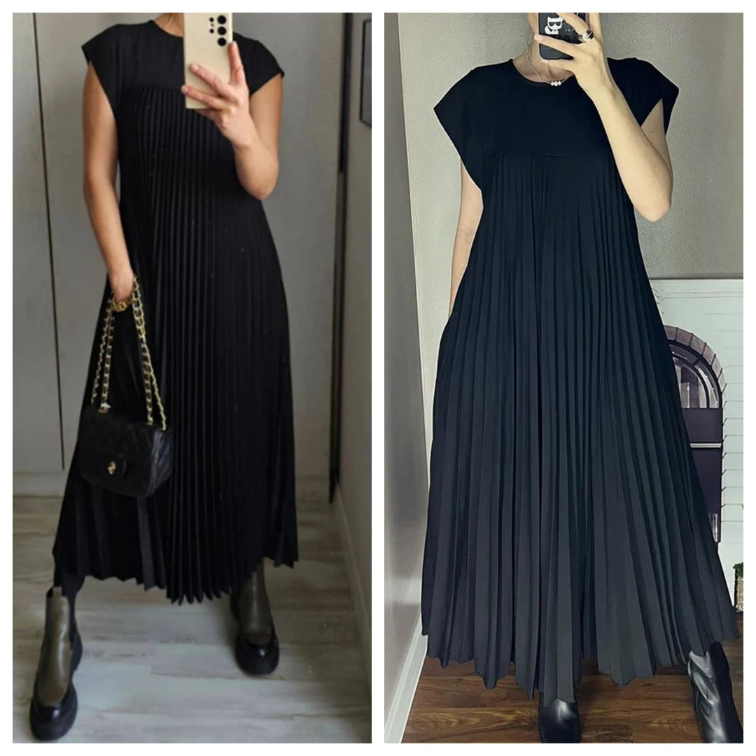 Elara | Robe Élégante à Coupe Fluide avec Tombe Souple et Style Moderne
