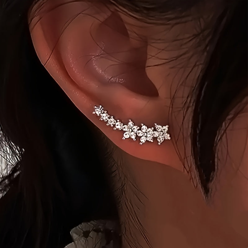 Soreya | Boucles d'Oreilles Florales Élégantes au Style Intemporel