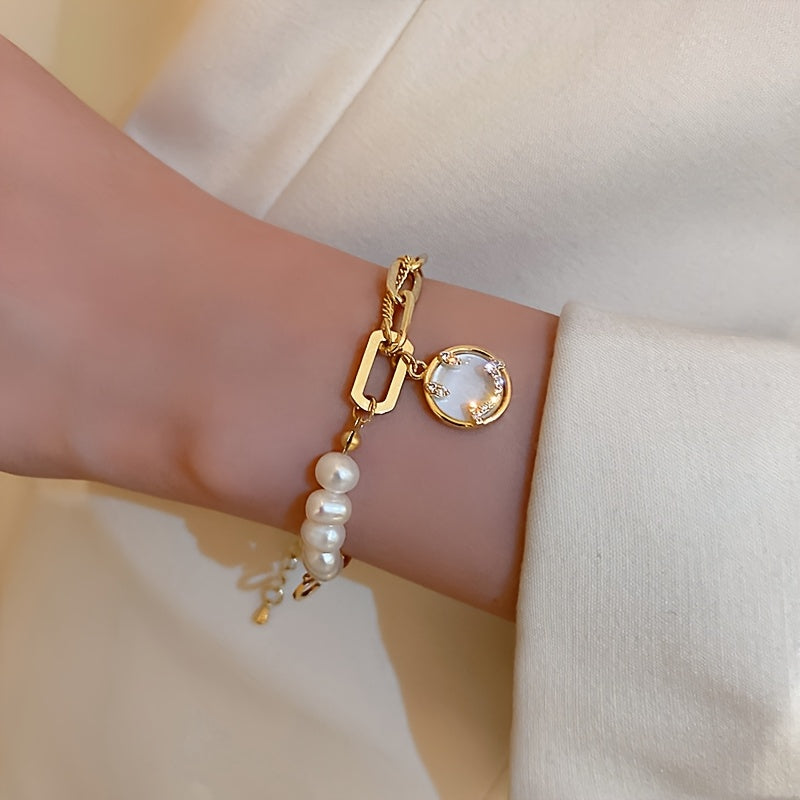 Wrenna | Bracelet Élégant en Perles Naturelles avec Style de Luxe