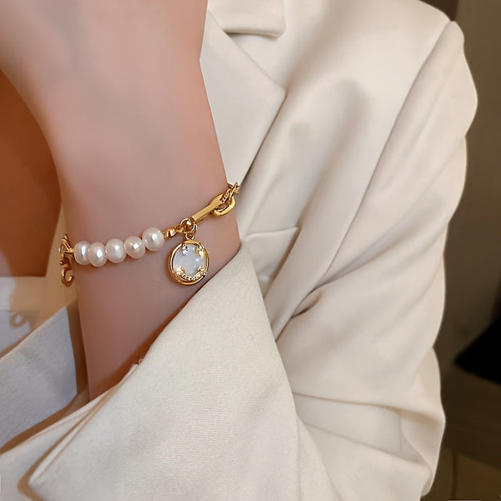 Wrenna | Bracelet Élégant en Perles Naturelles avec Style de Luxe