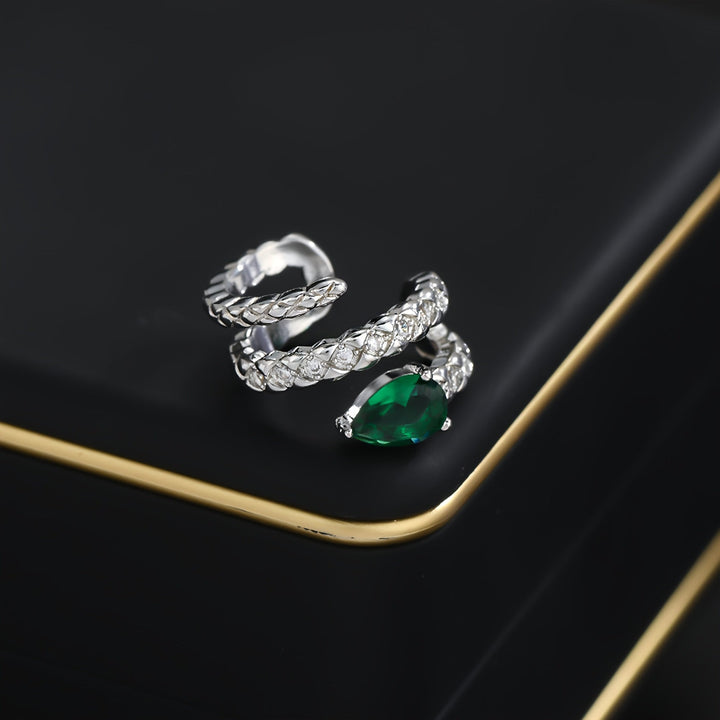Seren | Boucle d'oreille Cuff avec Charme de Serpent