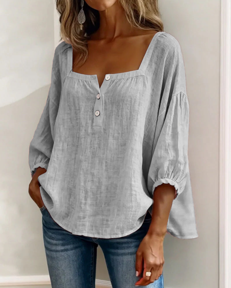 Zella | Blouse Élégante à Coupe Fluide et Style Sophistiqué