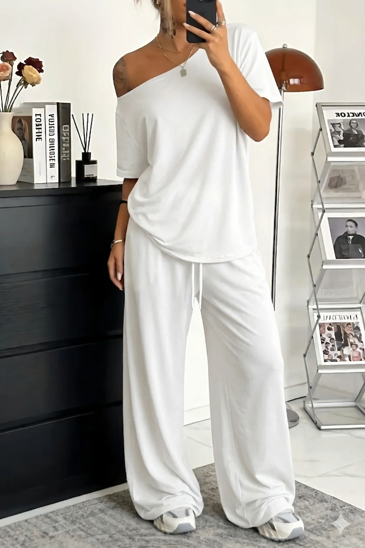 Nola | Ensemble de Deux Pièces Off-Shoulder pour Femmes