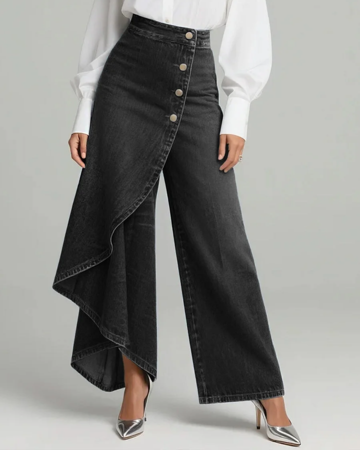 Quenira | Pantalon Confortable au Charme Denim