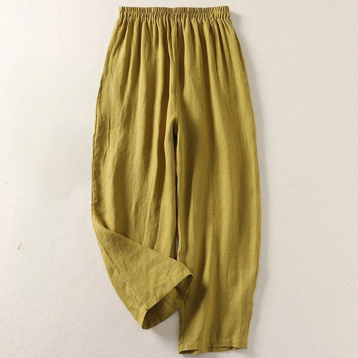 Jorella | Pantalon fluide en coton et lin