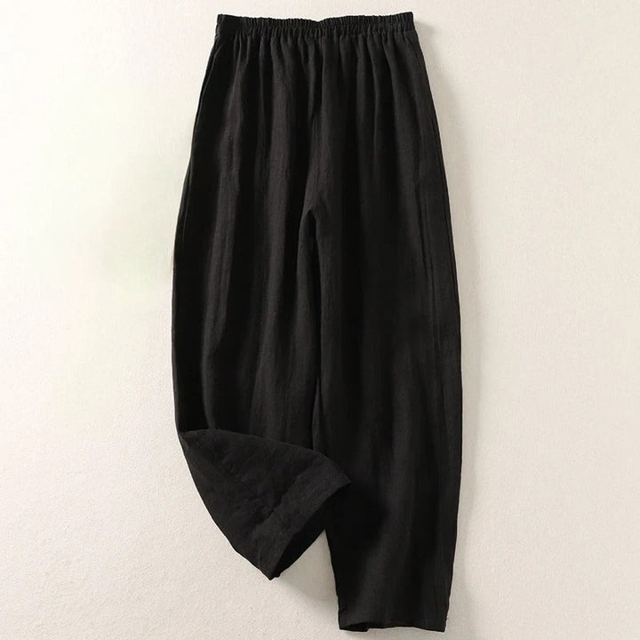 Jorella | Pantalon fluide en coton et lin