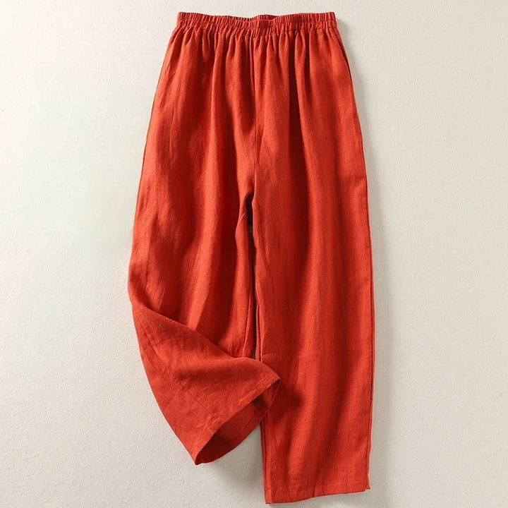 Jorella | Pantalon fluide en coton et lin