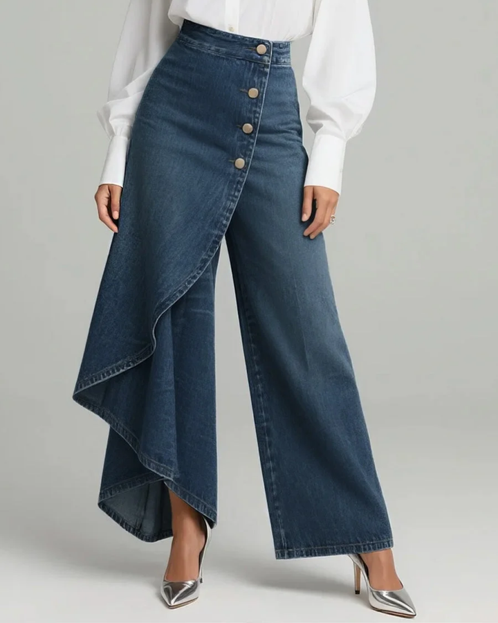 Quenira | Pantalon Confortable au Charme Denim