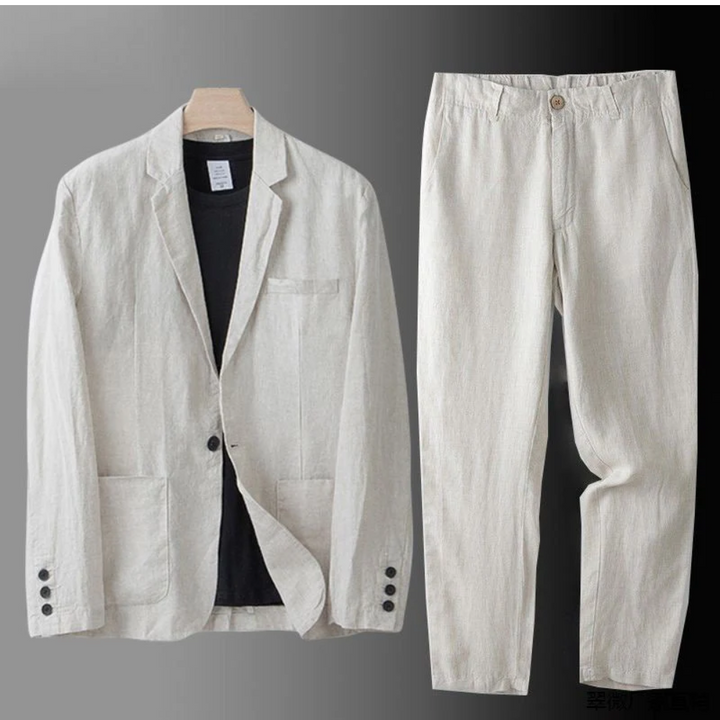 Montiero | Ensemble en lin confortable et respirant pour homme