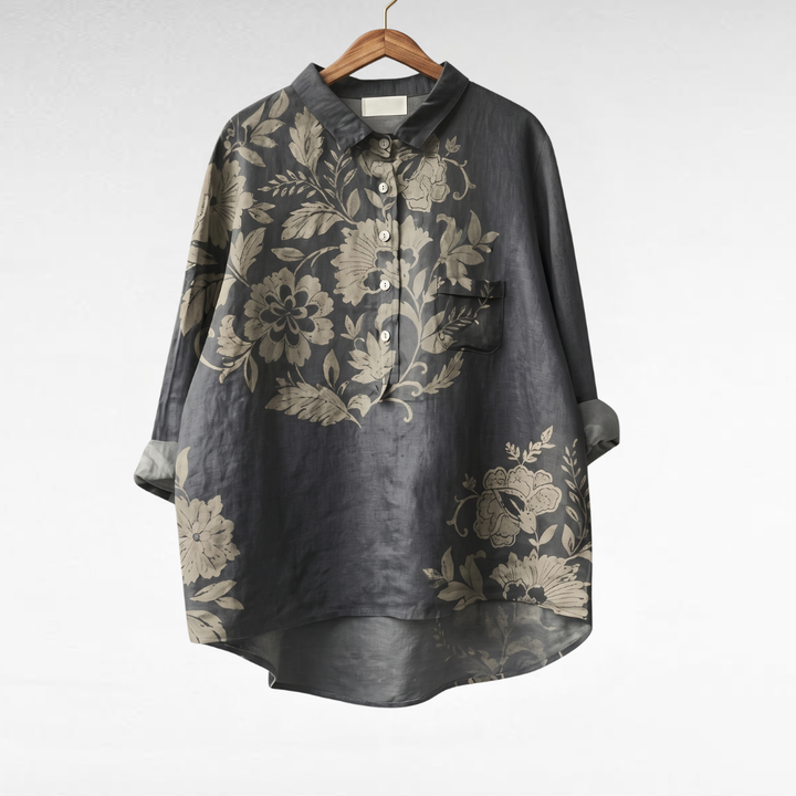 Gaia | Blouse élégante et respirante à motif floral