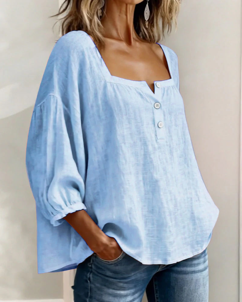 Zella | Blouse Élégante à Coupe Fluide et Style Sophistiqué