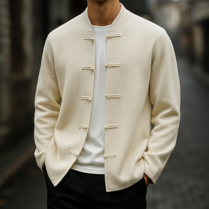 Torvian | Cardigan masculin en cachemire au design classique