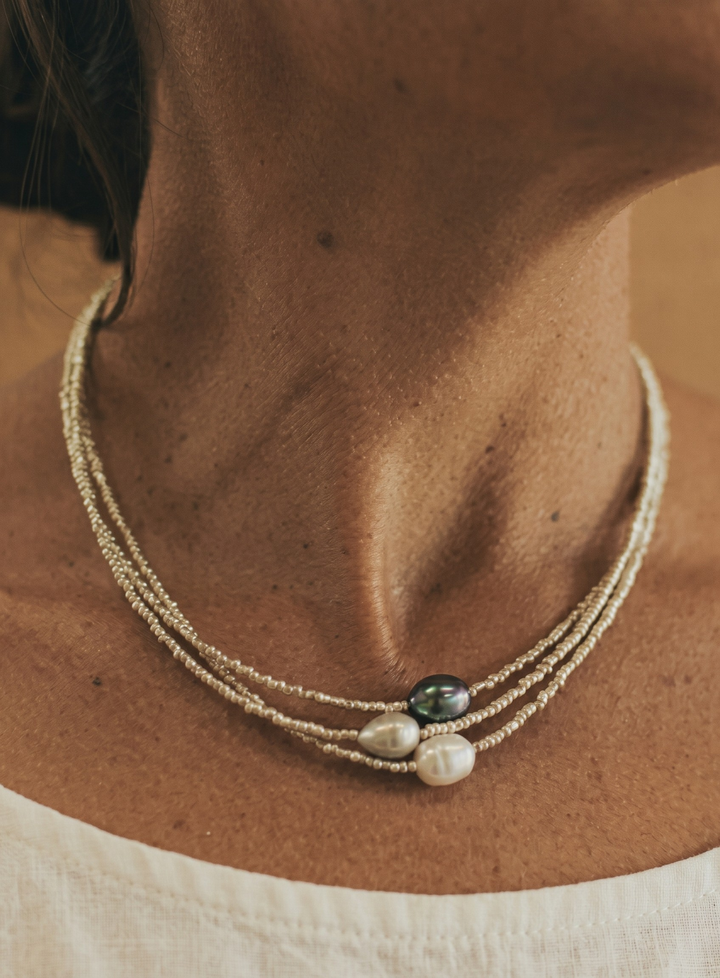 Quinira | Ensemble de Colliers d'Harmonie Perle