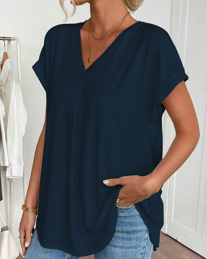 Ciela | Blouse légère plissée à tombé fluide pour femme