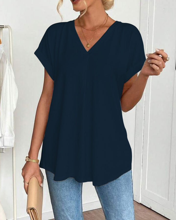 Ciela | Blouse légère plissée à tombé fluide pour femme