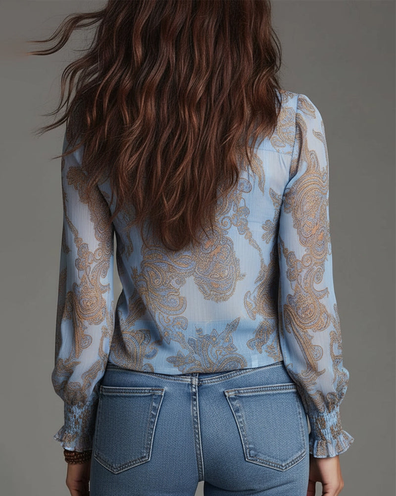 Arden | Blouse Élégante avec Demi-Zip et Coupe Moderne