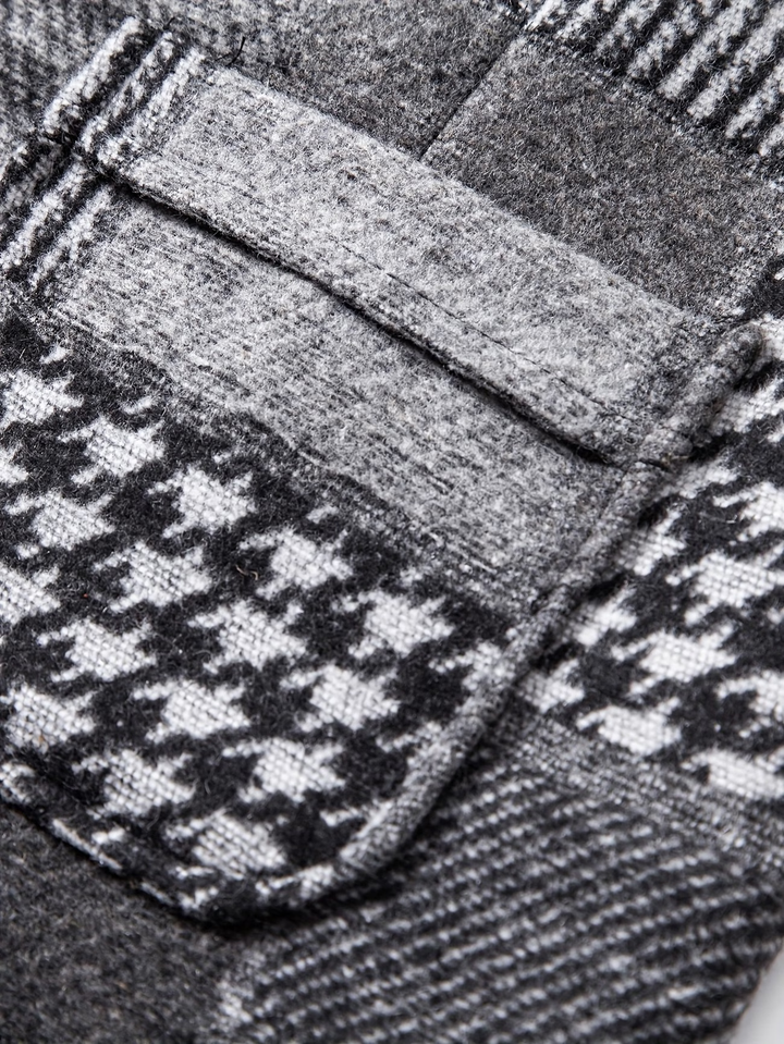 Walter | Gilet classique patchwork multicolore pour homme