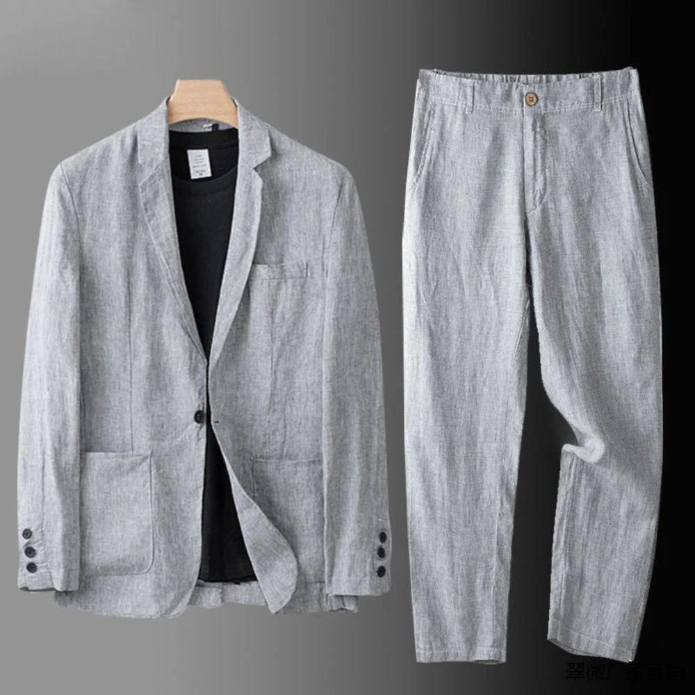Montiero | Ensemble en lin confortable et respirant pour homme