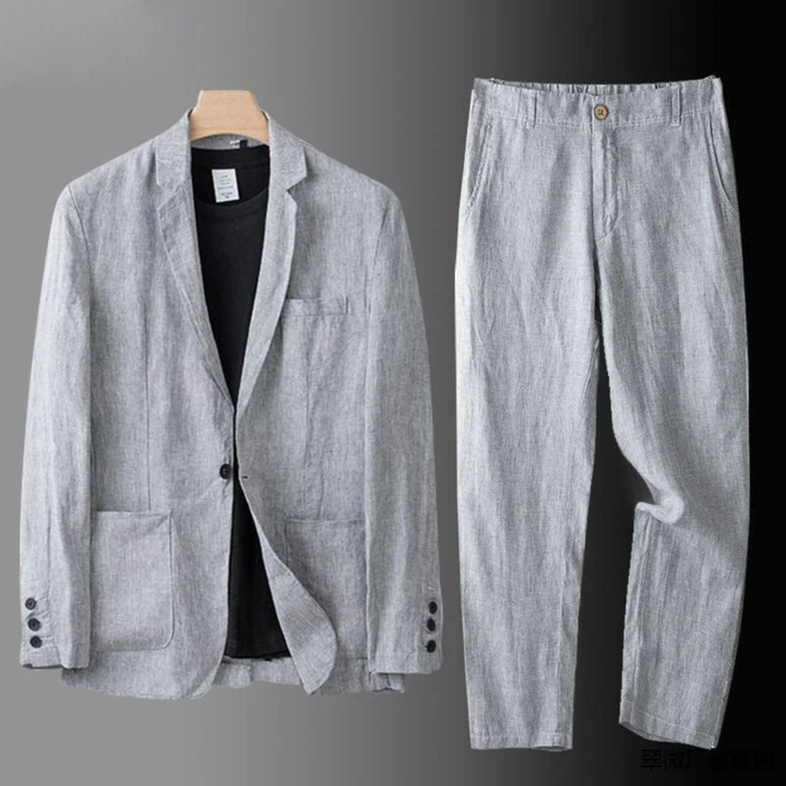 Montiero | Ensemble en lin confortable et respirant pour homme