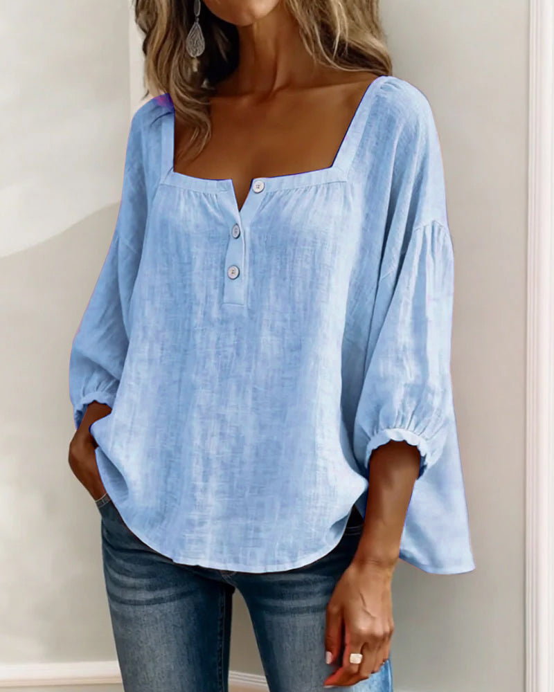 Zella | Blouse Élégante à Coupe Fluide et Style Sophistiqué