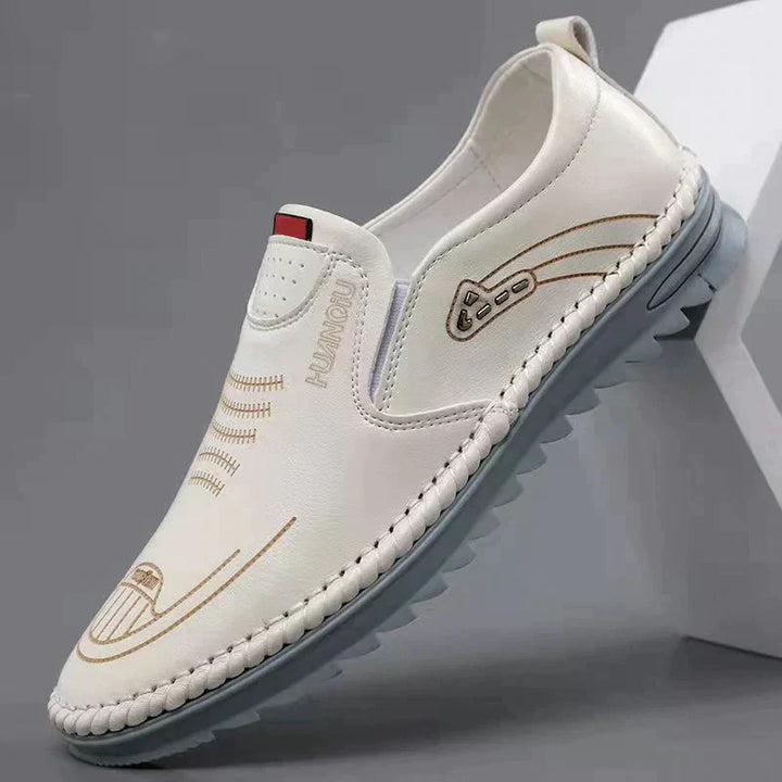 Pravino | Chaussures en cuir confortables avec semelle antidérapante