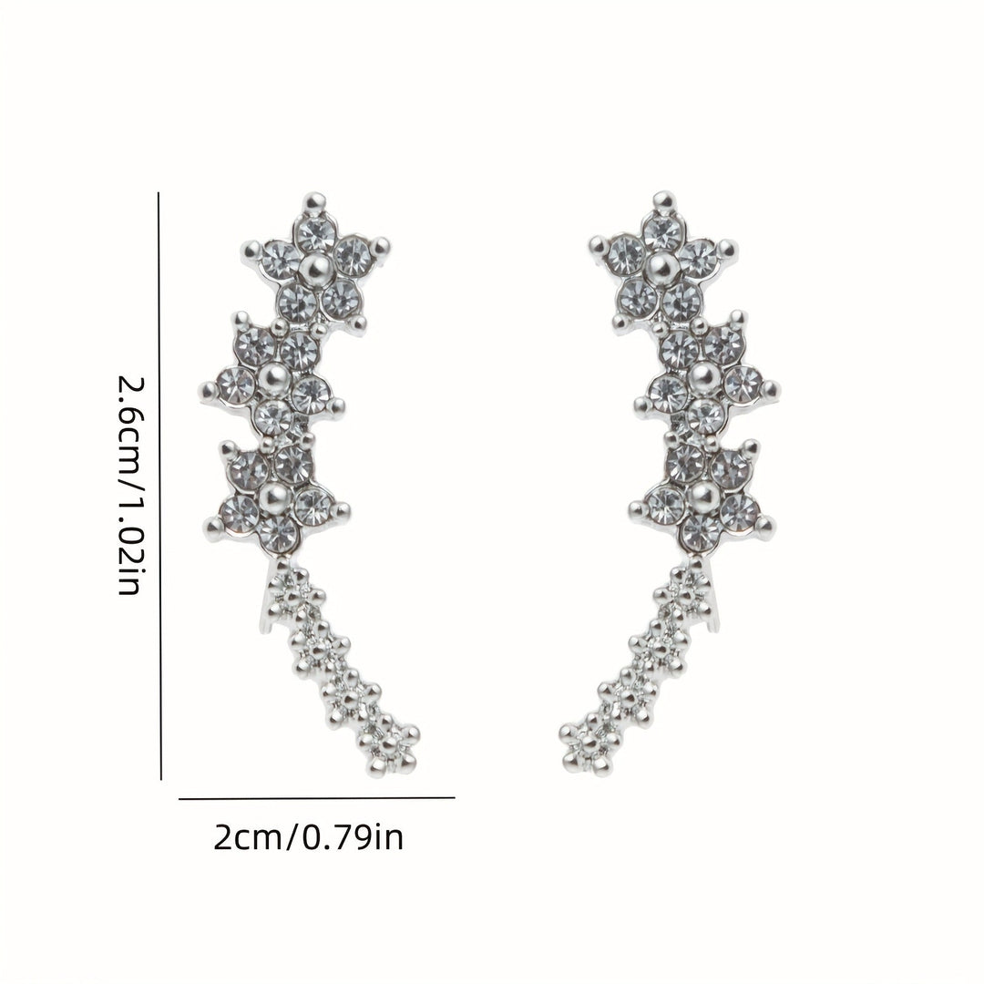 Soreya | Boucles d'Oreilles Florales Élégantes au Style Intemporel