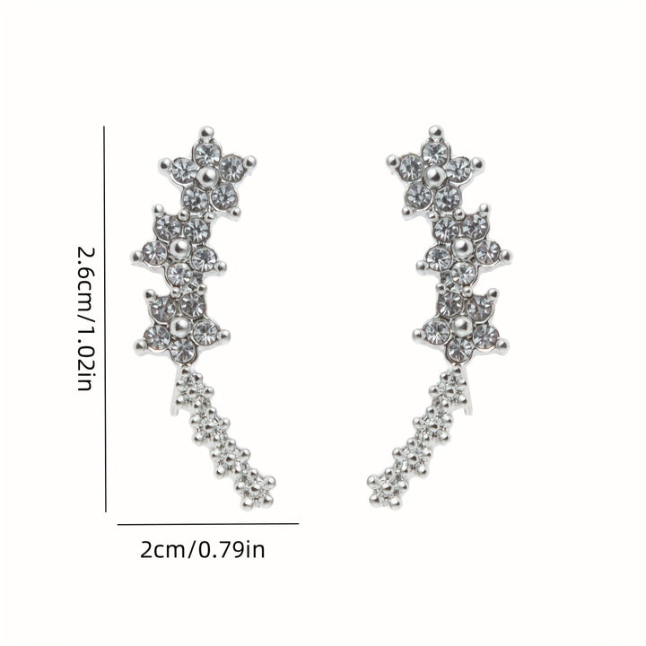 Soreya | Boucles d'Oreilles Florales Élégantes au Style Intemporel