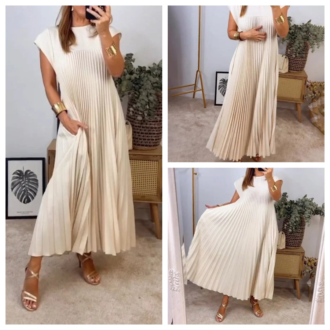 Elara | Robe Élégante à Coupe Fluide avec Tombe Souple et Style Moderne