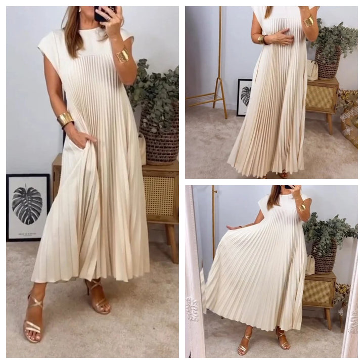 Elara | Robe Élégante à Coupe Fluide avec Tombe Souple et Style Moderne
