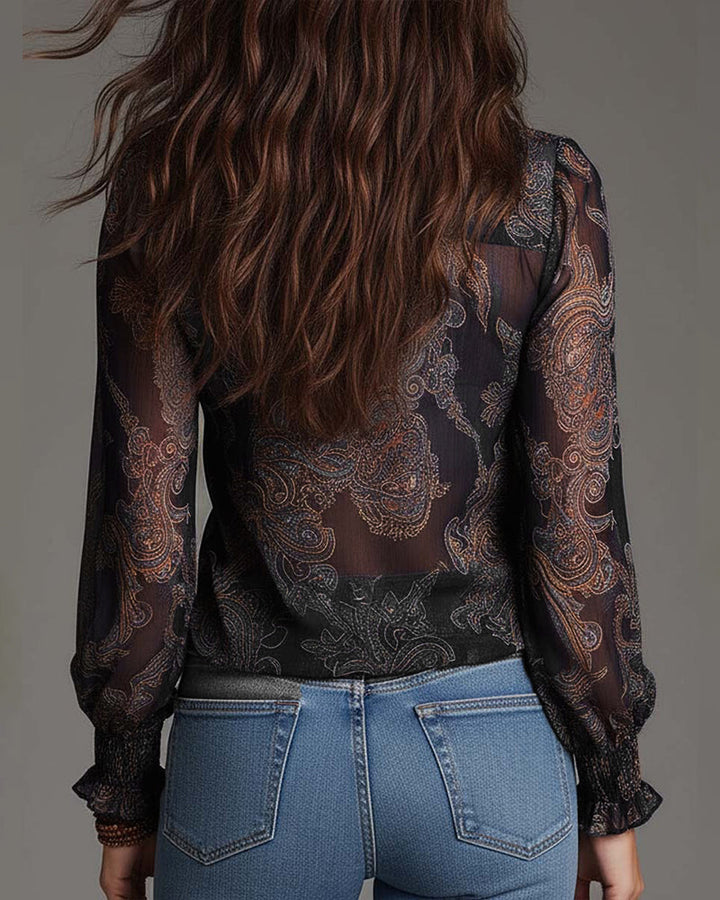 Arden | Blouse Élégante avec Demi-Zip et Coupe Moderne