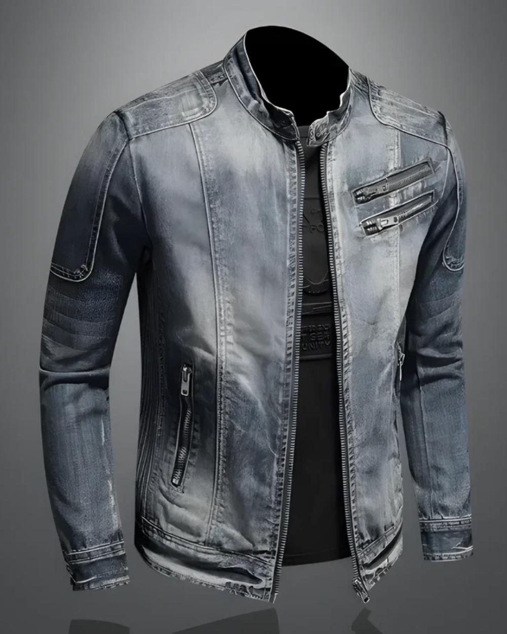 Lucerra | Veste en Jean Premium de Style Classique Masculin