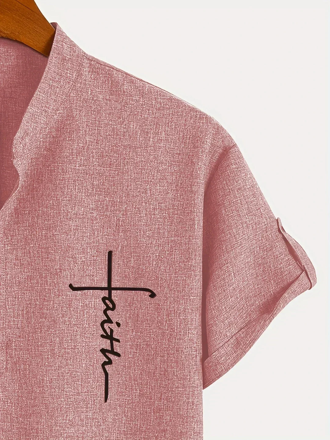 Hayes | Chemise élégante à manches courtes et col haut