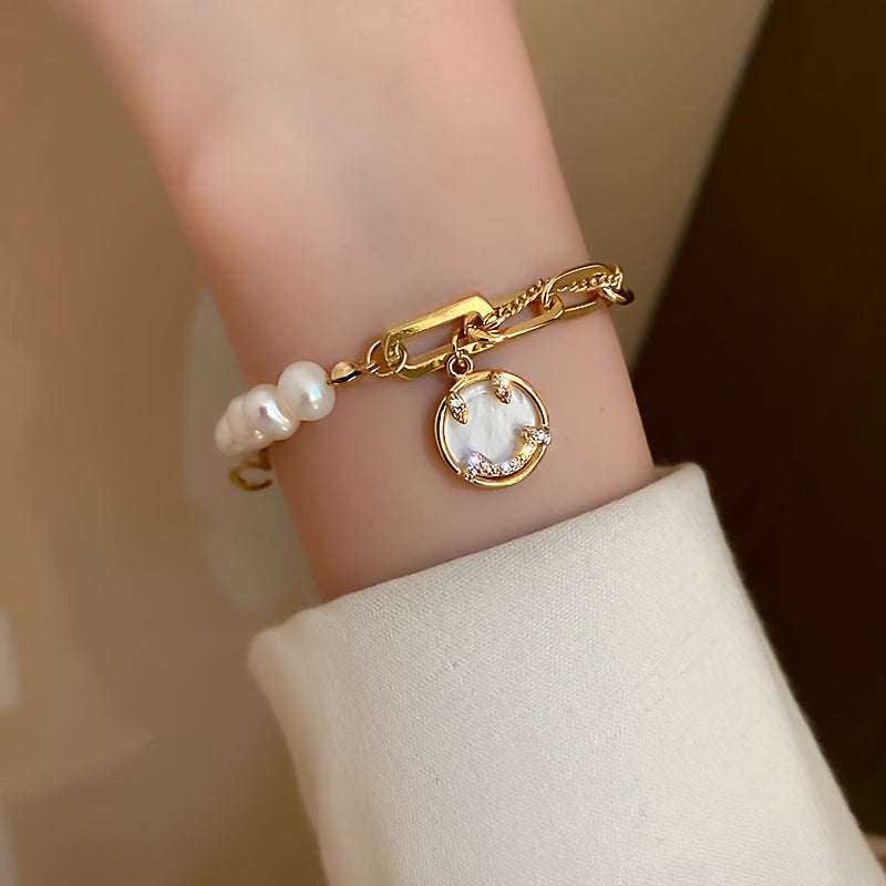Wrenna | Bracelet Élégant en Perles Naturelles avec Style de Luxe