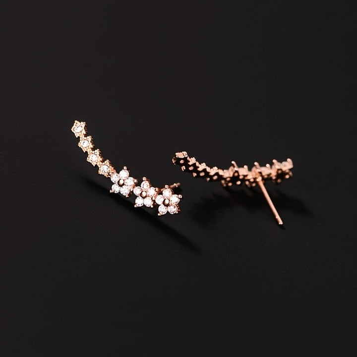 Soreya | Boucles d'Oreilles Florales Élégantes au Style Intemporel