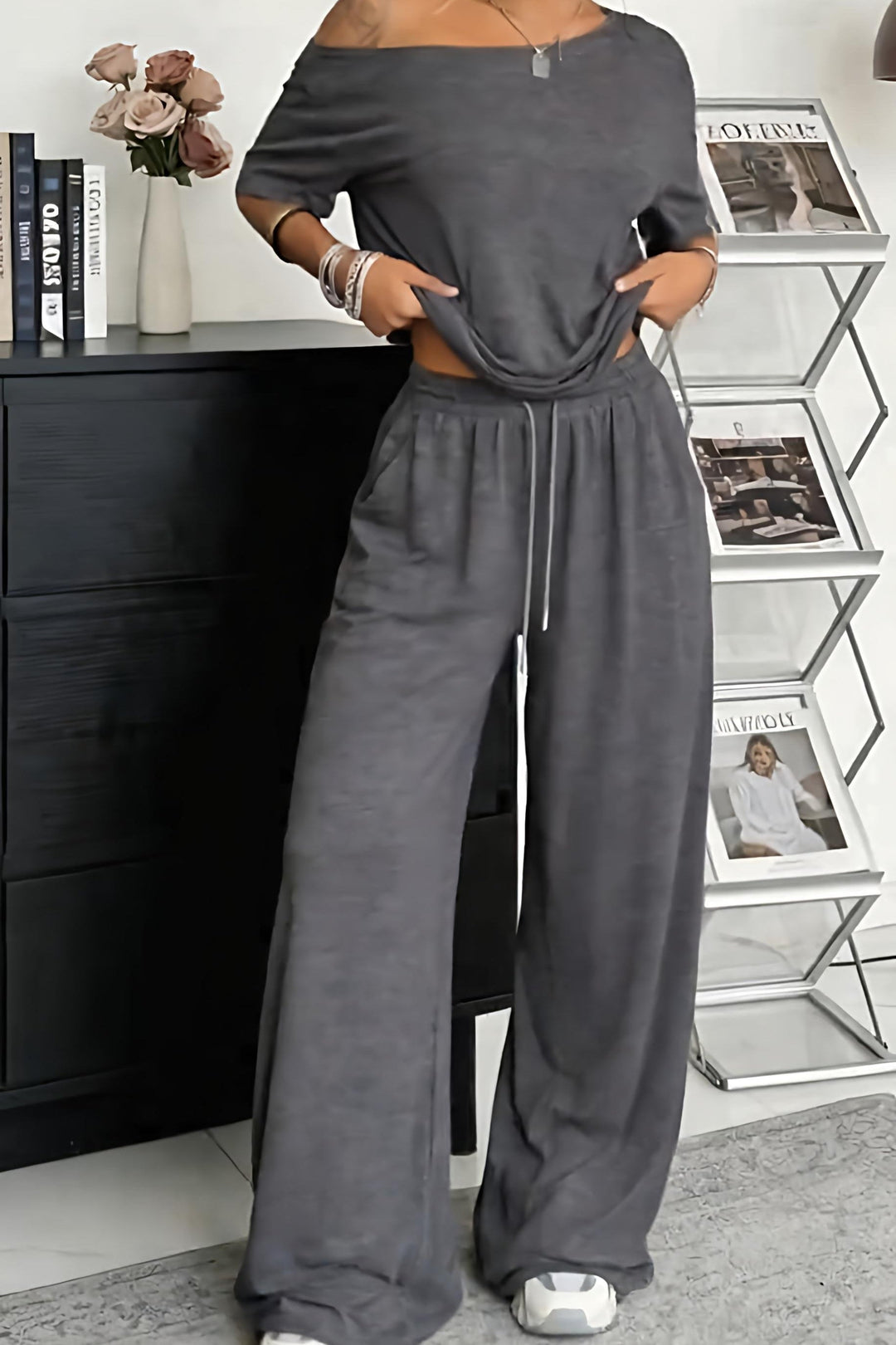 Nola | Ensemble de Deux Pièces Off-Shoulder pour Femmes