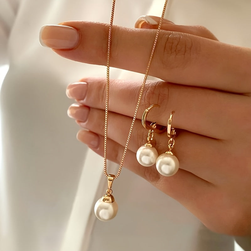 Isara | Ensemble de Bijoux avec Perles Élégantes et Finition Sophistiquée