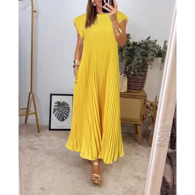 Elara | Robe Élégante à Coupe Fluide avec Tombe Souple et Style Moderne