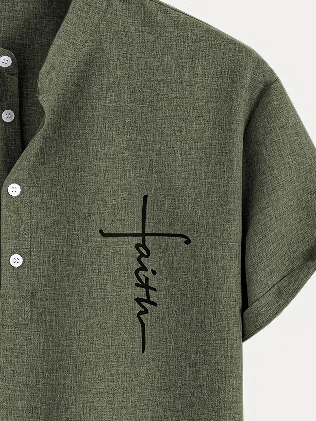 Hayes | Chemise élégante à manches courtes et col haut