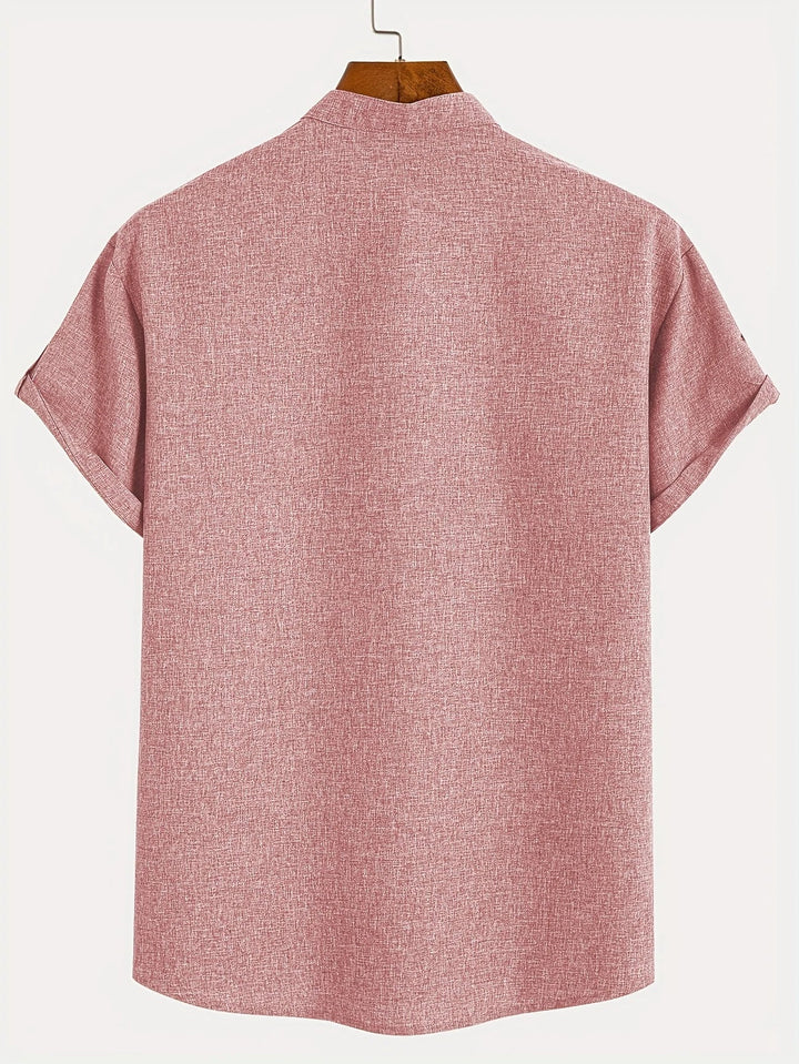 Hayes | Chemise élégante à manches courtes et col haut
