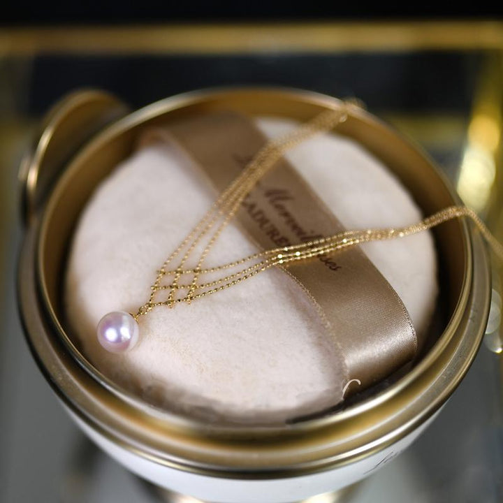 Savinae | Collier Élégant de Perles Akoya Japonaises en Or 14k