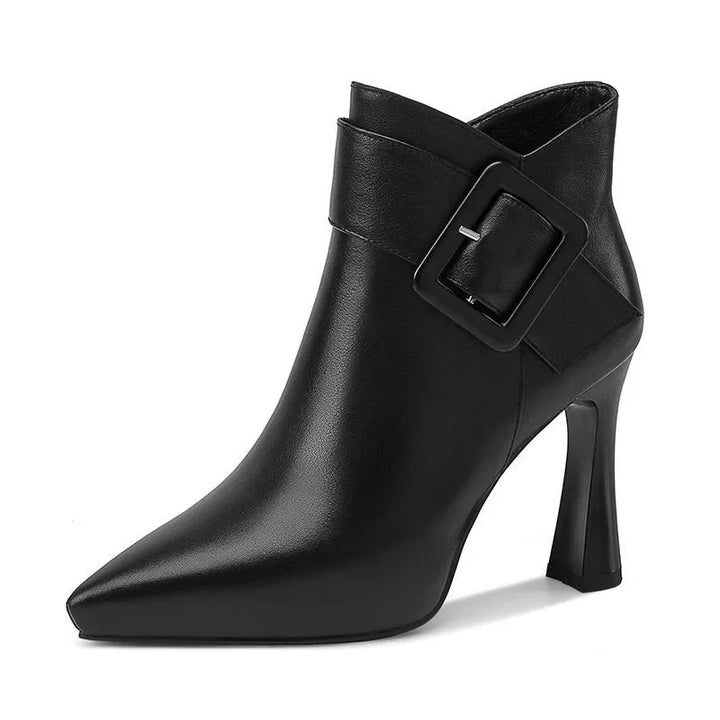 SORELLI | Bottines Élégantes avec Talon et Boucle