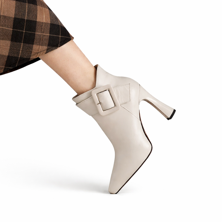 SORELLI | Bottines Élégantes avec Talon et Boucle