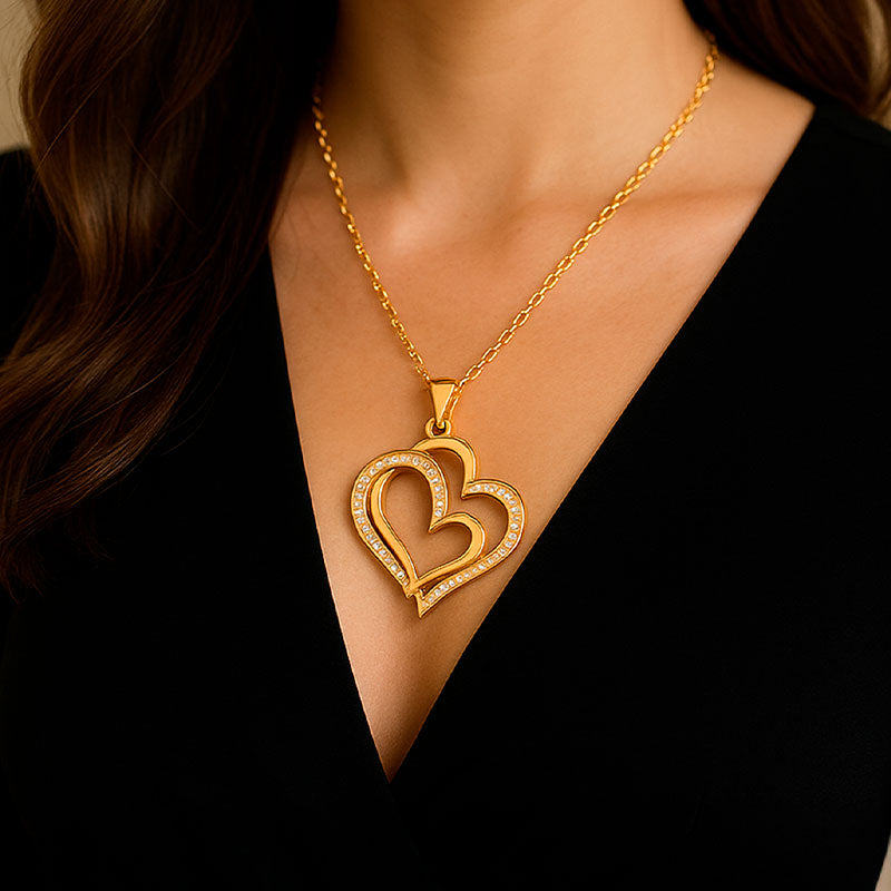 Eira | Collier “Amor Eterno” en Fini Doré Élégant