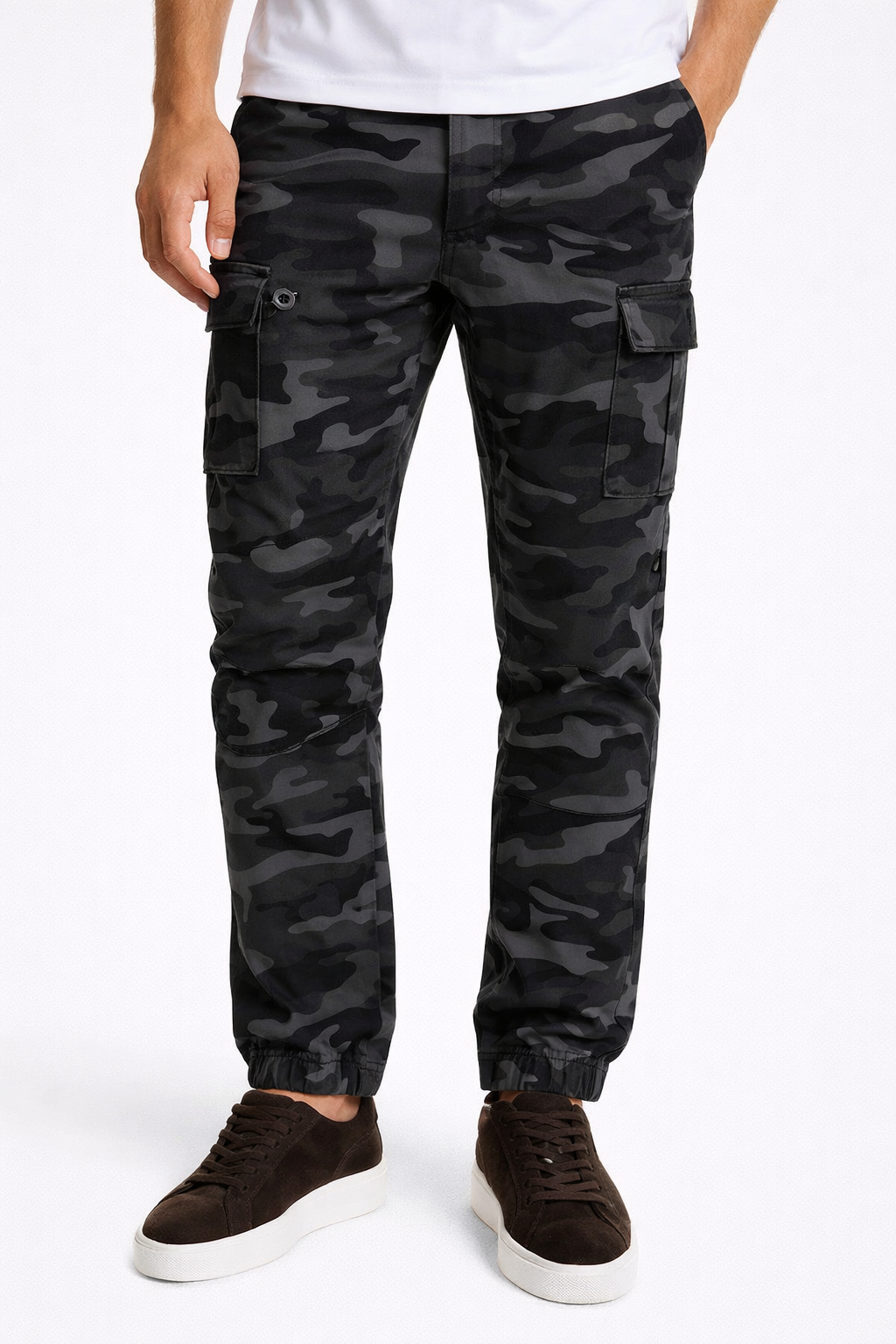 Jorvex | Pantalon cargo camouflage pour homme style urbain