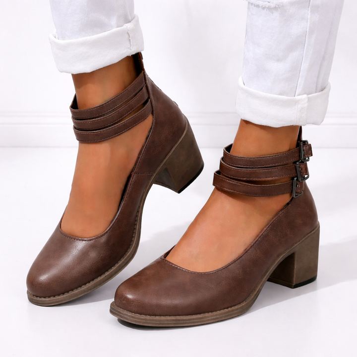 Vilorine | Sandales à talon moderne avec ajustement confortable