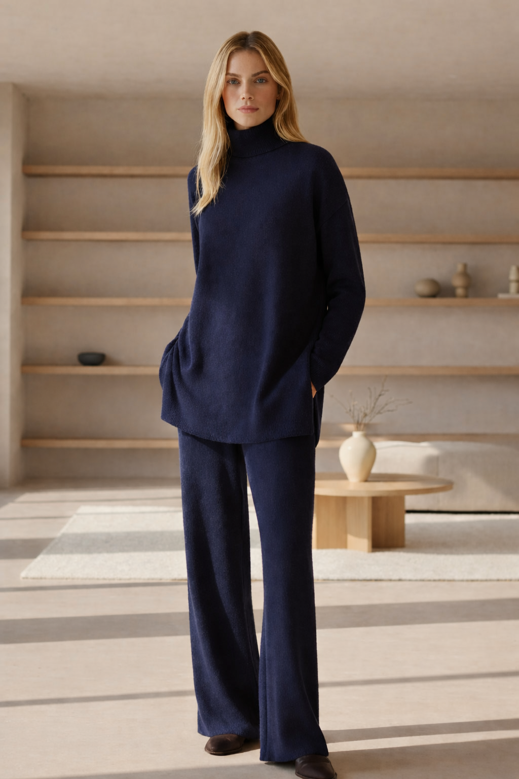 Rosavienne | Ensemble en tricot et pantalons élégants pour femmes pour un confort quotidien