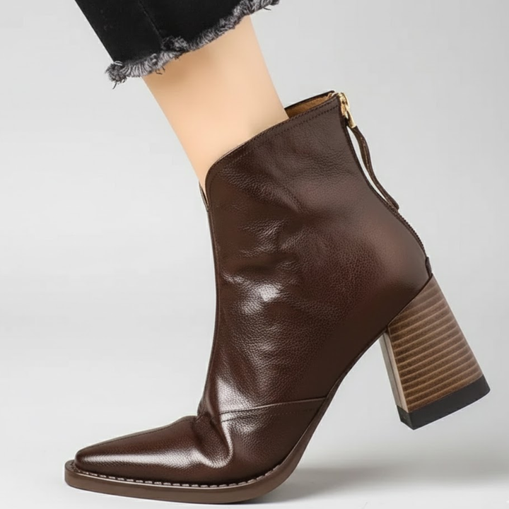 Cavelle | Bottines Élégantes à Talon Moyen Confortable