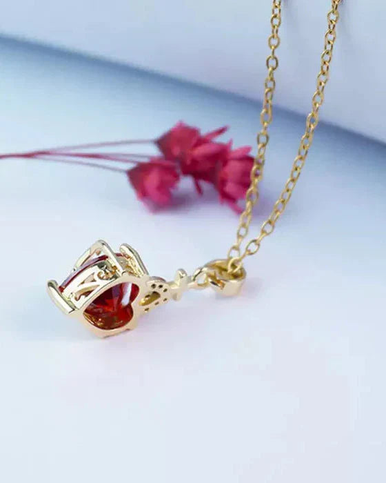 Aurelienna | Collier du Sacré-Cœur de Jésus avec Bain d'Or