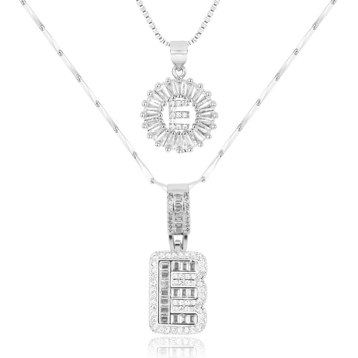 Primrose | Colliers Initiales avec Diamants en Or 14k (2 pièces)
