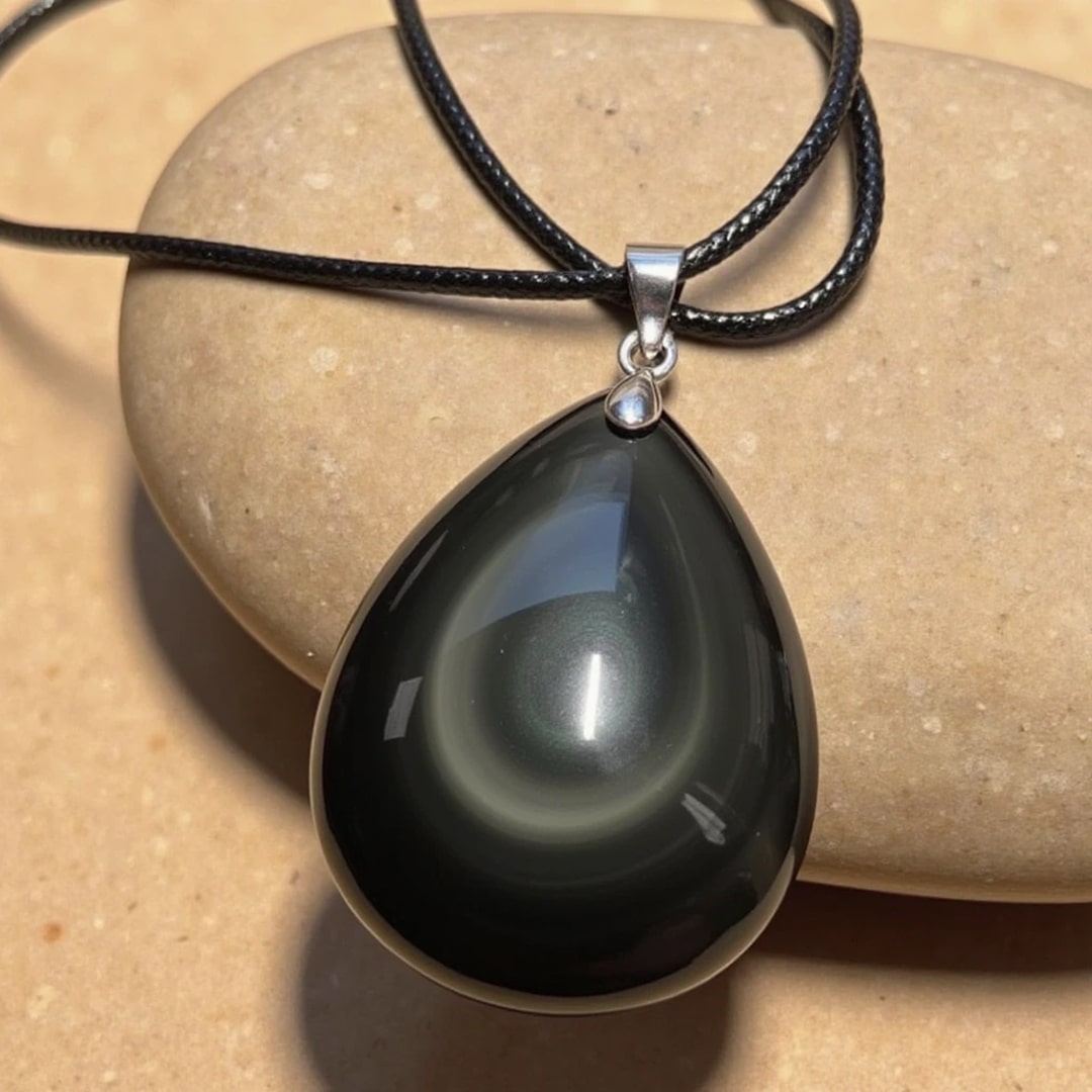 Skye | Pendentif en Obsidienne Oeil Céleste